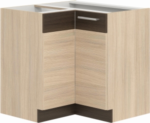 Szafka dolna narożna kuchenna stojąca MODENA MD21/D90NW rijeka jasna