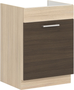 Szafka dolna kuchenna pod zlewozmywak MODENA MD18/D60Z rijeka ciemna