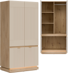 Szafa pokojowa uchylna na ubrania Dąb Cremona Kaszmir MILTON ML08