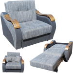 Sofa Amerykanka jednoosobowa do spania Fotel rozkładany Dakota I