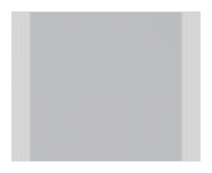 Lustro wiszące z ryflowaną ramą na ścianę do pokoju Biały DANTE DT20