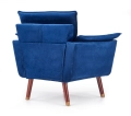 REZZO fotel wypoczynkowy granatowy