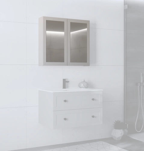 Szafka lustrzana 70x80/2D (MDF ramiak) cashmere_0