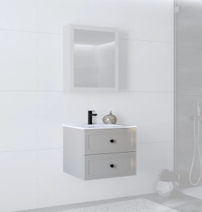 Szafka pod umywalkę 60/2S (MDF ramiak) cashmere