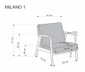 MILANO 1S fotel - niebieski tap. Castel 74 (1p=1szt)_10