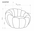 GASPAR 2 fotel wypoczynkowy beżowy (1p=1szt)_11