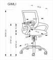 GIMLI fotel gabinetowy,  czarny (1p=1szt)_1
