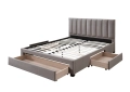 GRACE 160 łóżko z szufladami beżowy velvet (3p=1szt)_1