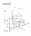 HARBOR fotel gabinetowy beżowy_1