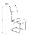 K584 krzesło, beżowy / popielaty / kaszmir (1p=4szt)_18