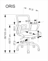 ORIS  fotel obrotowy, wielokolorowy_10