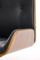WEBSTER fotel gabinetowy orzechowy/czarny_4