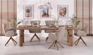 JAPANDI stół rozkładany 200-300x101x76 cm jasny orzech/jasny orzech
