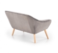 ROMEO XL fotel wypoczynkowy popielaty / naturalny