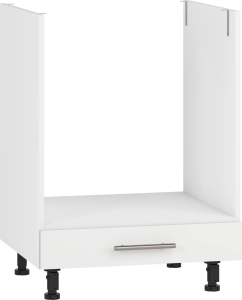 VENTO DP-60/82 szafka dolna pod zabudowę piekarnika front: biały mat (1p=1szt) szuflada