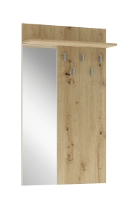 LIMA PR-1 wieszak z lustrem dąb artisan