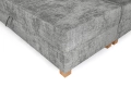LARGO 160 łóżko z pojemniekiem na pościel i wbudowanym materacem, popielaty_5