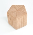 HEXA 2 pufa beżowy (1p=1szt)