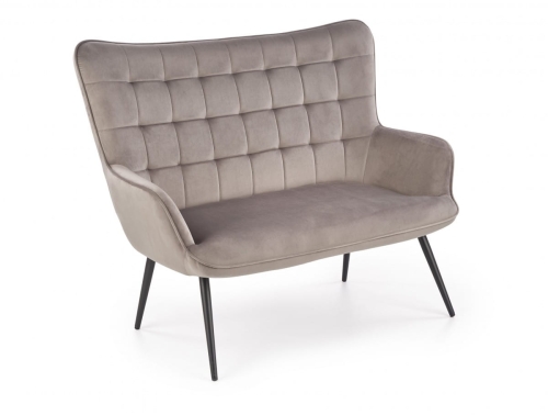 CASTEL XL sofa popielaty / czarny