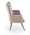 CASTEL XL sofa popielaty / czarny