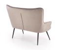 CASTEL XL sofa popielaty / czarny