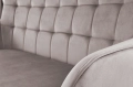 CASTEL XL sofa popielaty / czarny