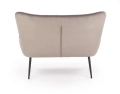 CASTEL XL sofa popielaty / czarny