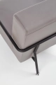 CUPER fotel wypoczynkowy popielaty / czarny (1p=1szt)