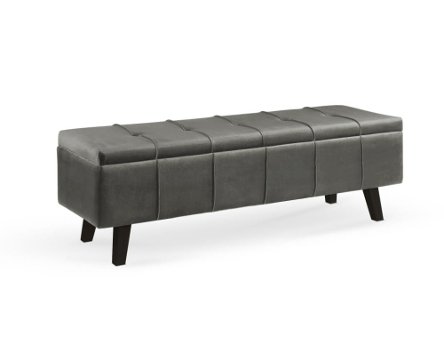 MASSIMO ławka ciemny popiel velvet (1p=1szt)